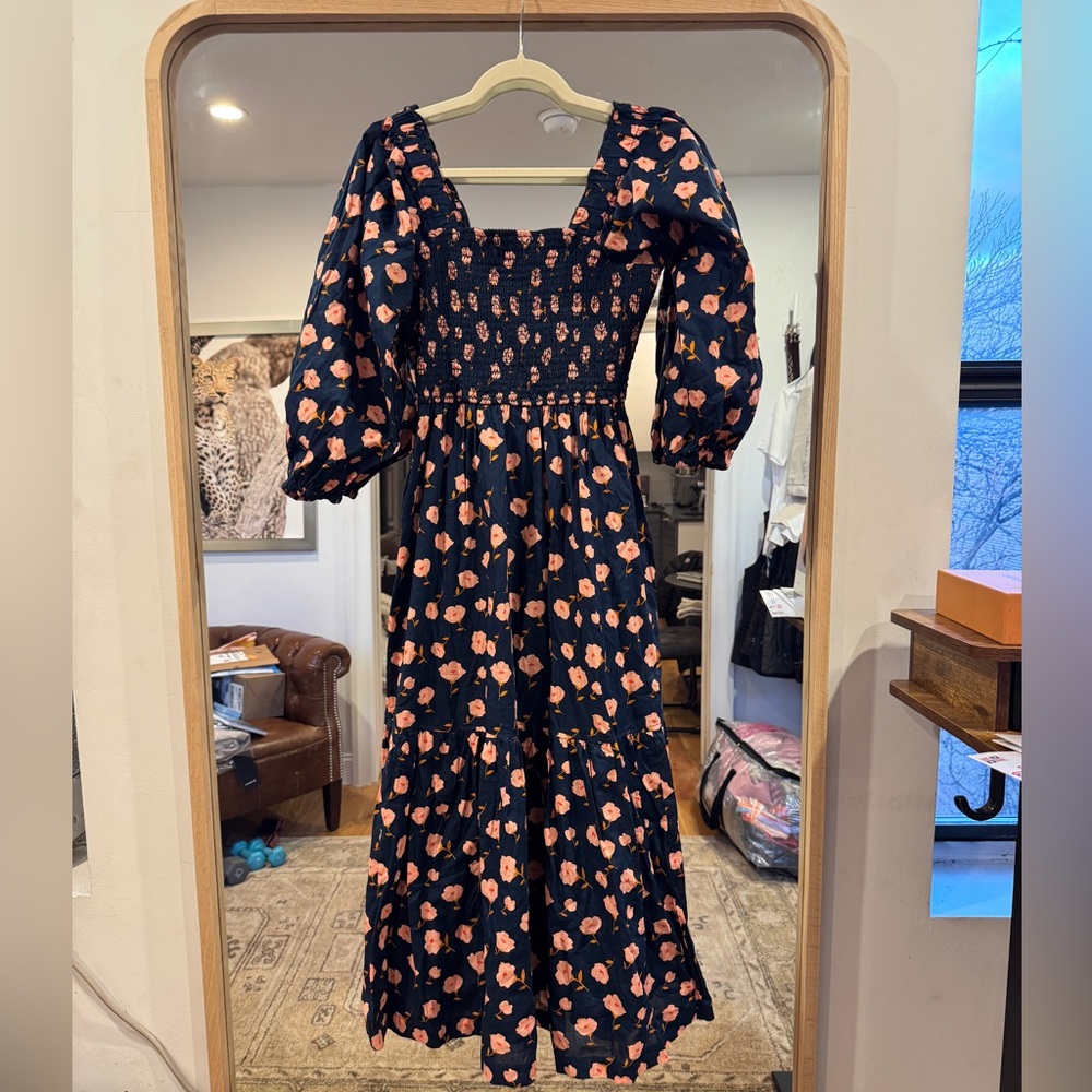 Pink Chicken Navy Dress